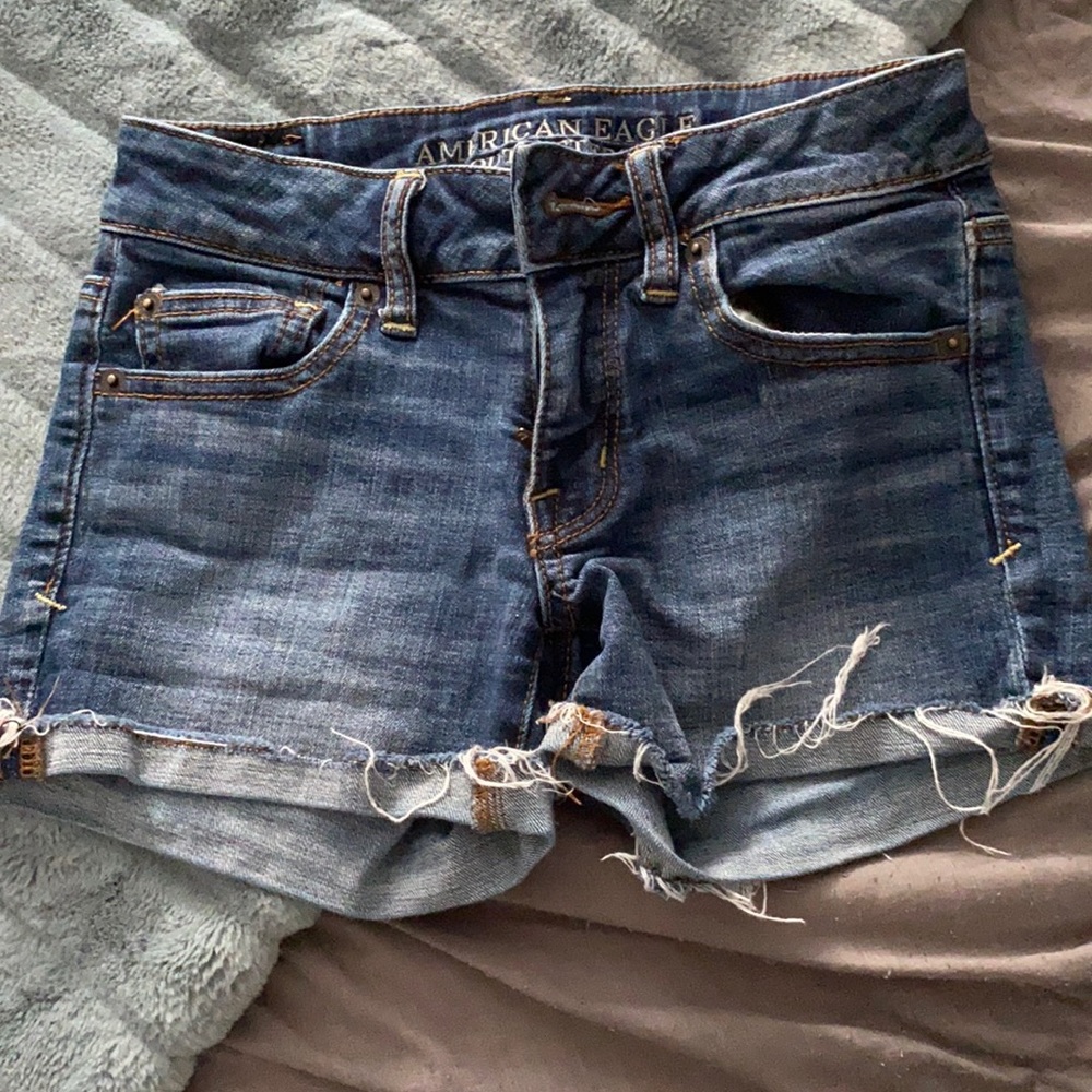Denim shorts